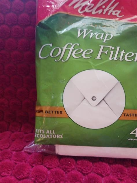 Melitta Super Premium Percolator Wrap Around Coffee Filters White 40