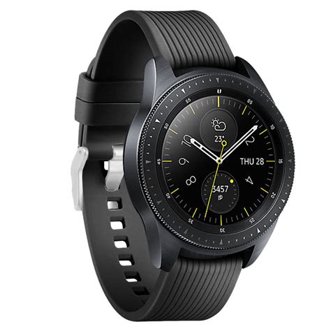 The functionality of a smartwatch with the natural feeling of a real watch, the galaxy watch is also a standalone phone that brings connectivity and freedom matching a device of its size. Samsung Gear Sport bandje / Galaxy Watch 42mm SM-R810 ...