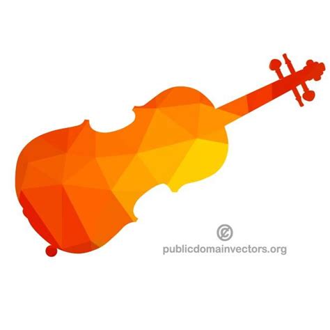 Violin Silhouette Royalty Free Stock Svg Vector And Clip Art