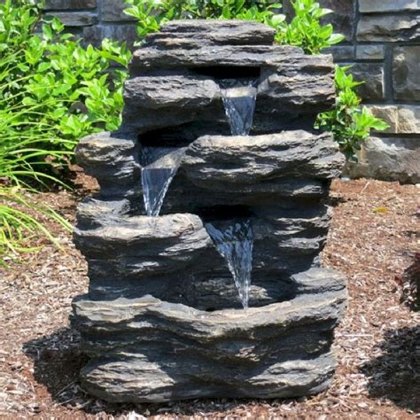 85 Graceful Backyard Waterfall Inspirations On A Budget Fountains
