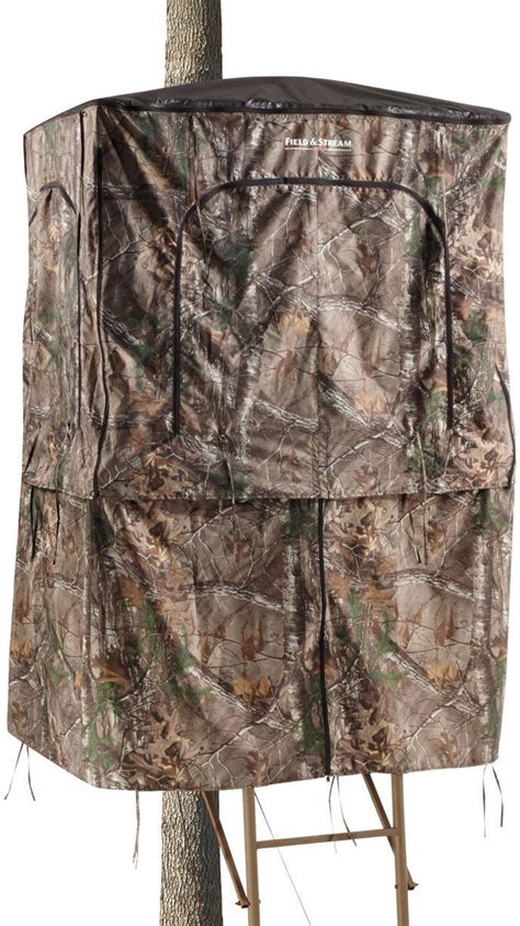 Universal Camo Hunting Tree Stand Blind Cover Tripod Deer Bow Rifle Ez