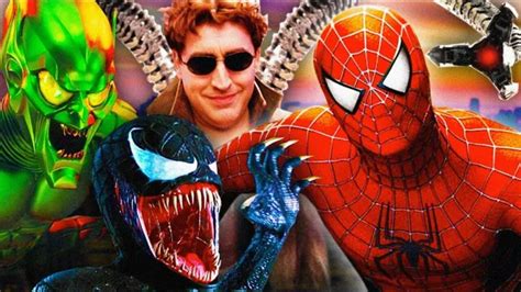 Spider Man Sam Raimi Trilogy Villains Spiderman Personajes Fotos De