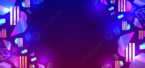 80s Style Background Abstract With Gradient Mesh Memphis Gradient