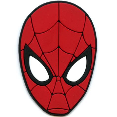 Marvel Spiderman Face Logo Iron On Pvc Patch