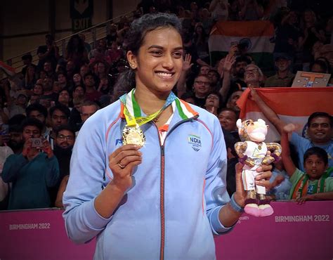 pv sindhu scripts history by securing maiden singles gold medal at cwg sports india show