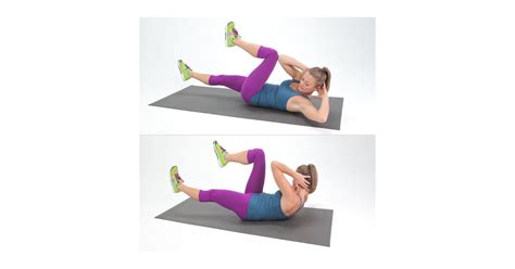 Bicycle Crunches Crunch Variations Popsugar Fitness Photo 14