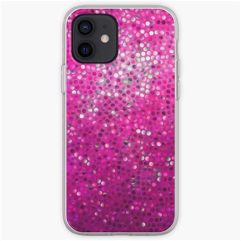 Pink Glitter Pattern Texture Iphone Case And Cover By Artonwear Redbubble