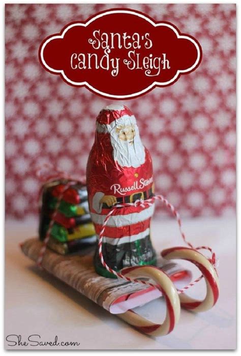10 Simple Candy Cane Sleigh For Christmas Which Are So Easy