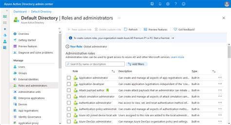 Best Practices For Azure Ad Roles Azure Active Directory Microsoft