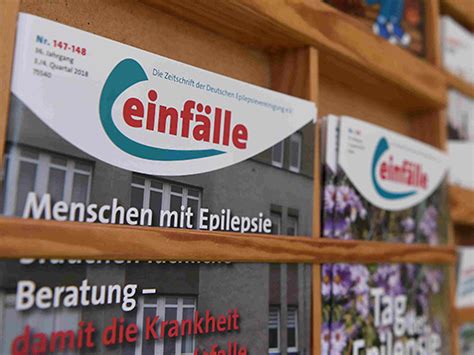 Mitgliederzeitschrift Einfälle Deutsche Epilepsievereinigung