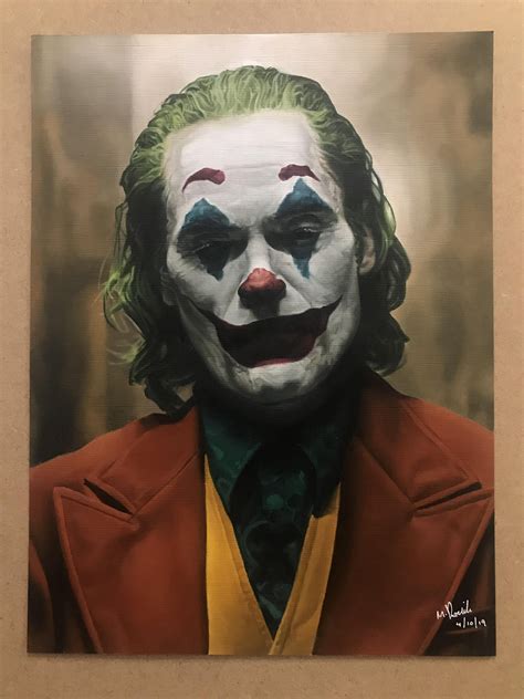 Fan Art First Time Posting Oil Painting Of The Joker Oc Joker