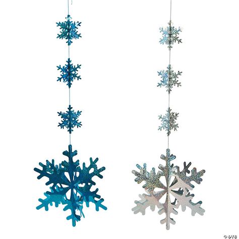 And now, this is the primary picture: Prismatic Snowflake Ceiling Decorations - Discontinued