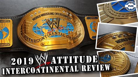 2019 Wwe Attitude Oval Intercontinental Replica Belt Review Youtube