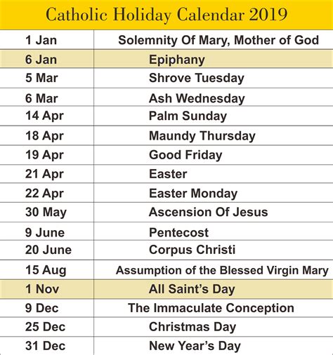 Calendar Of Catholic Holidays 2024 Joyan Cherilynn