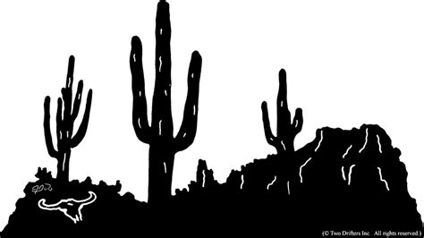 Download transparent cactus clipart png for free on pngkey.com. Decorative Silhouettes | J. Dub's Metalworks