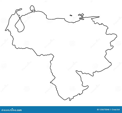 Mapas De Venezuela Mapa De Venezuela Blanco Y Negro Images