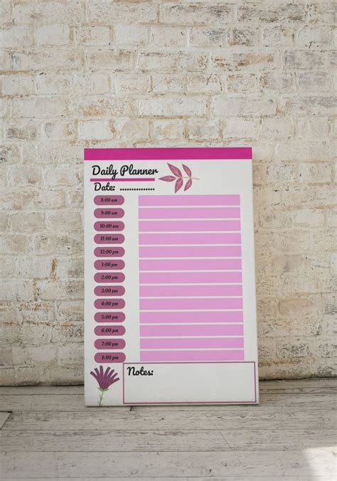 Printable Daily Planner And To Do List Etsy