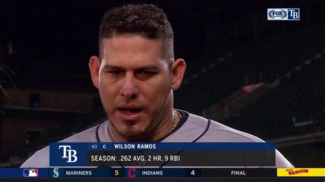 Wilson Ramos Tampa Bay Rays At Baltimore Orioles 42618 Youtube