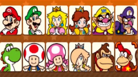 Mario Party Star Rush All Characters Youtube