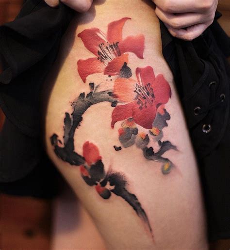 40 Creative Thigh Tattoo Ideas For Women Inspirationfeed