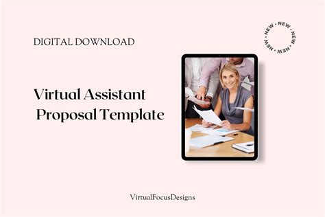 Virtual Assistant Proposal Template Job Project Proposal On Etsy
