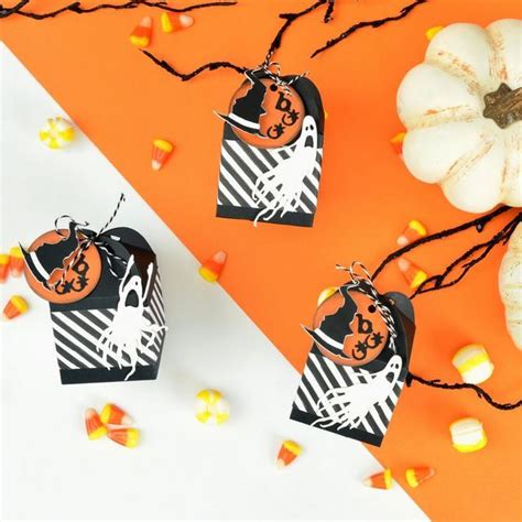 Ghostly Halloween Favor Boxes Sizzix Blog Halloween Favors