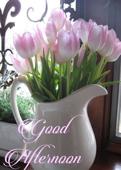 Light Pink Tulips Good Afternoon Pictures Photos And Images For