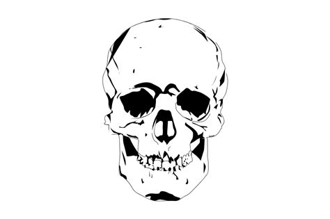Skull Svg Vector Silhouette Graphic By Artgraph · Creative Fabrica