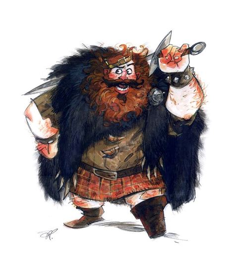 King Fergus Sketch Cartoon Art Character Art Cartoon Illustration