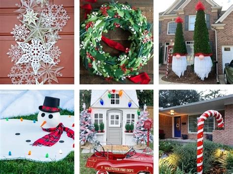 Diy Outdoor Christmas Decorations 100 Best Cheap And Easy Ideas For