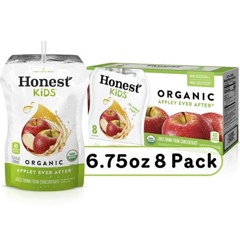 Honest Kids Appley Ever After Apple Organic Fruit Juice 675 Fl Oz 8