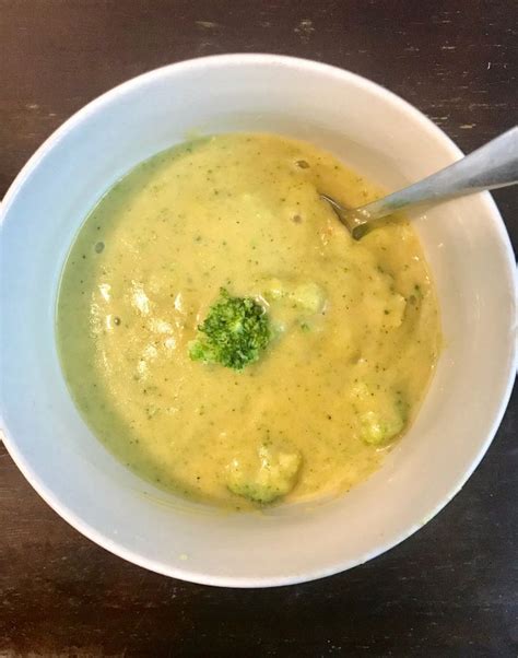 Vegan Creamy Broccoli Soup In A Saucepan Add 3 Cups Chopped And Pealed