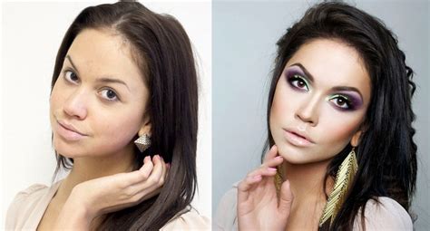 Series Of Before And After Makeup Transformations Makeup And Beauty