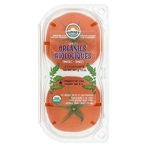 Sunset Organic Beefsteak Tomatoes 12oz Shoprite