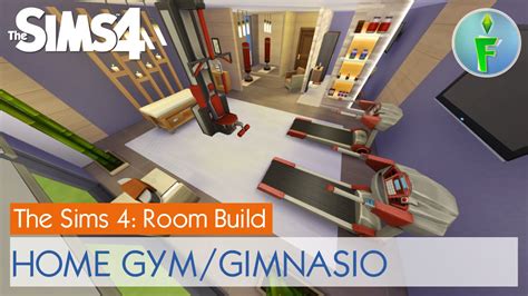 The Sims 4 Room Build Home Gym Gimnasio Bienestar Youtube