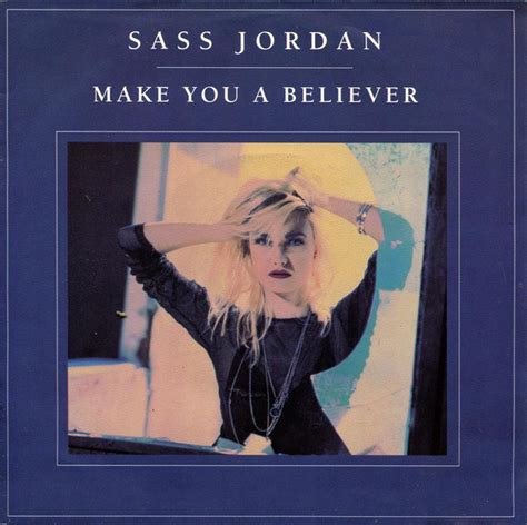 Sass Jordan Make You A Believer 1992 Vinyl Discogs