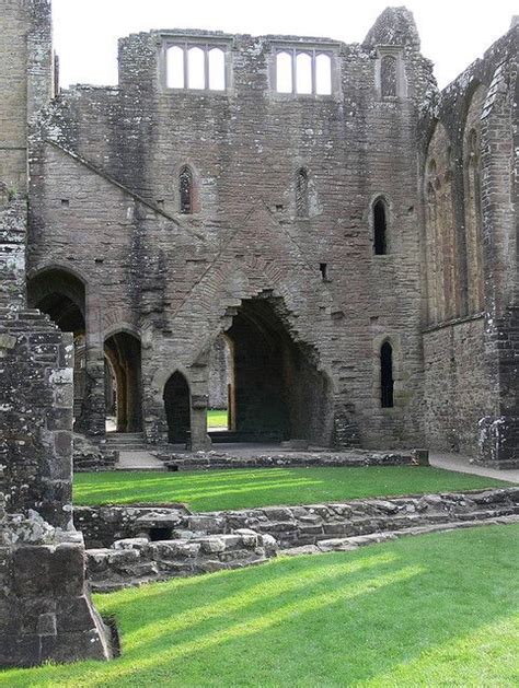 Tintern Abbey Wales Welsh Castles Beautiful Castles Ancient Ruins