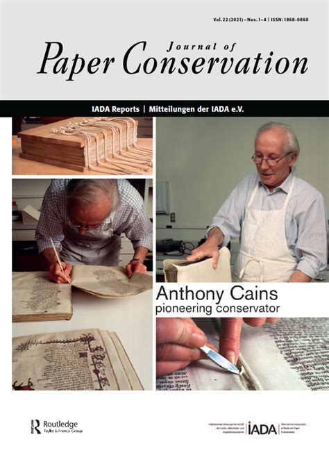 Journal Of Paper Conservation Iada