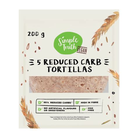 Simple Truth Vegan Tortillas 200g Wraps Wraps Pitas And Naan