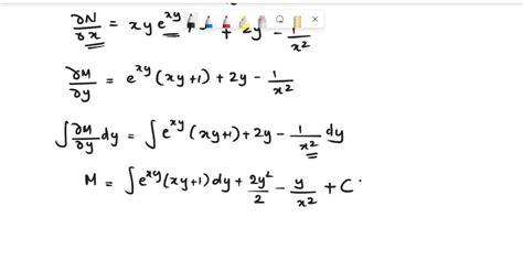solved problem 3 find the form of m x y so that the following equation represents an exact