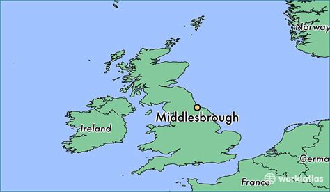 Where Is Middlesbrough England Middlesbrough England Map