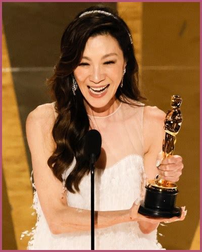 ‘a History Maker Michelle Yeoh Becomes The First Asian Actress To Win