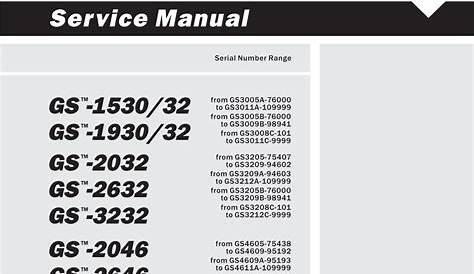 GENIE GS-1530 SERVICE MANUAL Pdf Download | ManualsLib