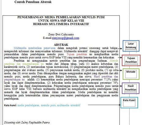 Sebuah abstrak ditulis dengan baik akan membuat pembaca ingin tidak ada format tunggal untuk menulis abstrak yang bagus dan benar. 2015 ~ Blog Media Penulisan Artikel Ilmiah