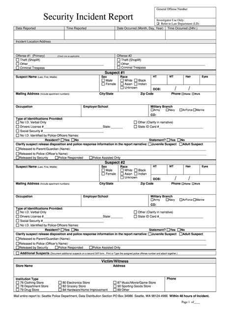 Cctv Incident Report Sample Fill Out Sign Online Dochub