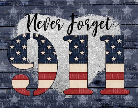 911 Never Forget Metal Wreath Sign Busy Bees Custom Creations