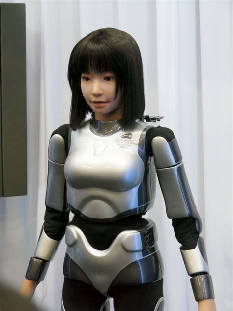 日本人女性型ロボット Hrp 4c 未夢ミーム が感情表現する様子のムービー Gigazine
