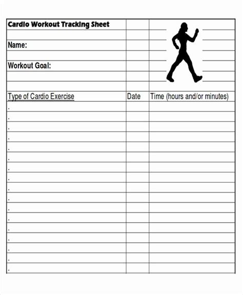Weight Lifting Tracking Sheet