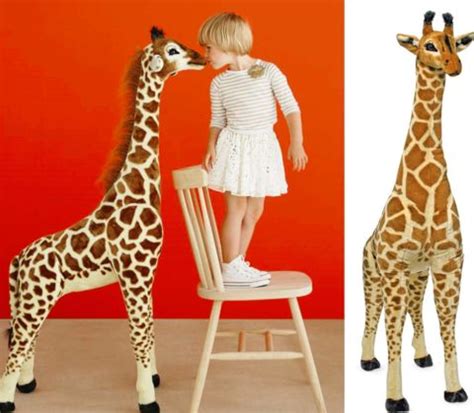 This Extra Large Stuffed Giraffe Toy Is Perfect For A Kid's Room. Plush