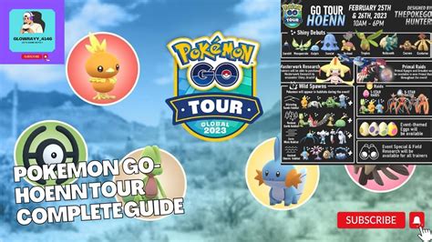 The Ultimate Hoenn Tour Preparation Guide Pokemongo Pokémon Go Hoenn Tour 2023 Complete Guide